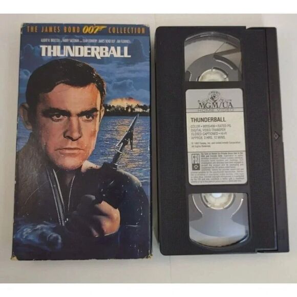Thunderball The James Bond 007 Collection VHS Tape - Picture 9 of 10